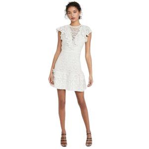 SAYLOR Maxie Dress White Victorian Lace Cotton